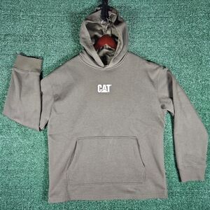 Caterpillar Inc. CAT WWR Hoodie / Mens Size Large / Olive Green